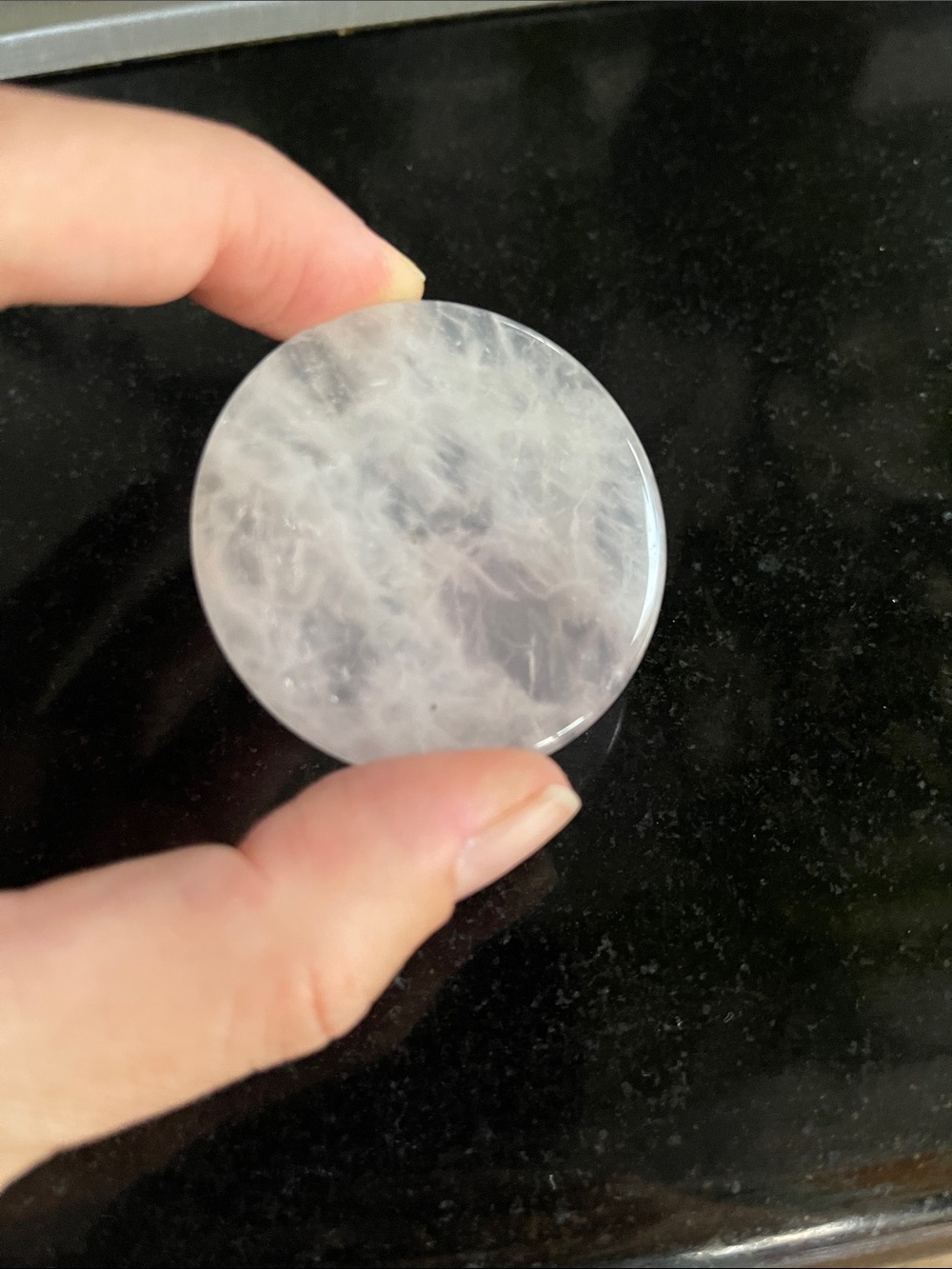 Quarts Crystal worry stone